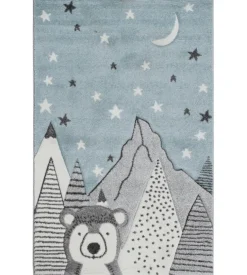 Tappeto "fantasia" nordica orso, 100x150 cm