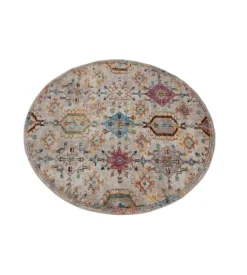 Tappeto "mamoo" fantasia vintage rotondo, ø 200 cm