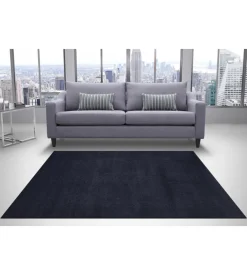 Tappeto "milano" tinta unita blu, 160x230 cm