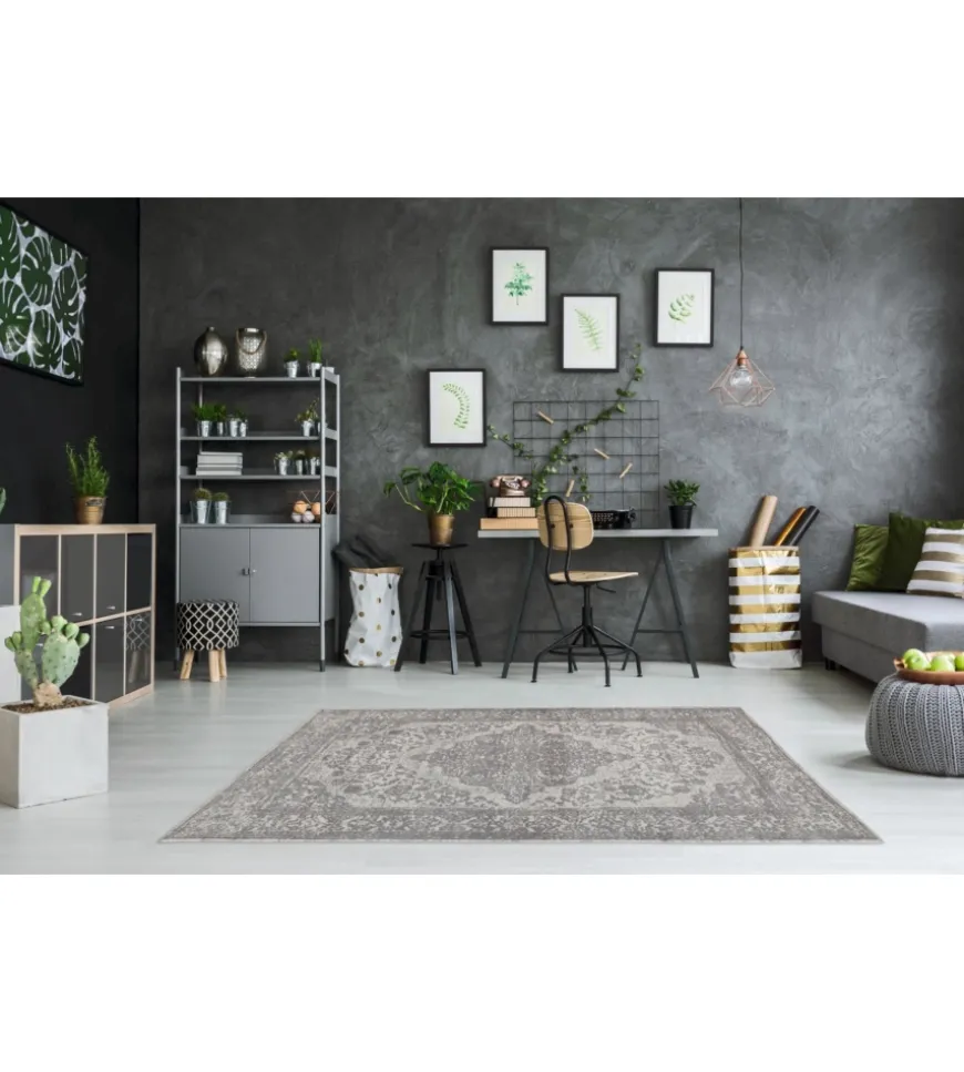 Tappeto stile vintage "new argentella" dark, 140x200 cm