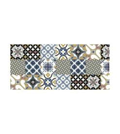 Tappeto vinilico stampato "idraulico", 50x110 cm