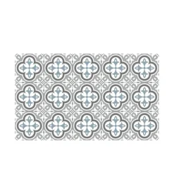 Tappeto vinilico stampato "hidra tortora", 45x75 cm