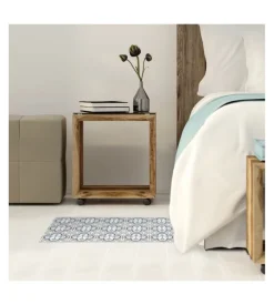 Tappeto vinilico stampato "hidra tortora", 45x75 cm