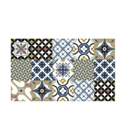 Tappeto vinilico stampato "idraulico", 45x75 cm