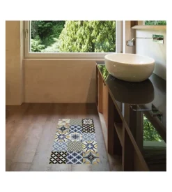 Tappeto vinilico stampato "idraulico", 45x75 cm