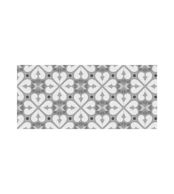 Tappeto vinilico stampato "bcn grigio", 50x110 cm