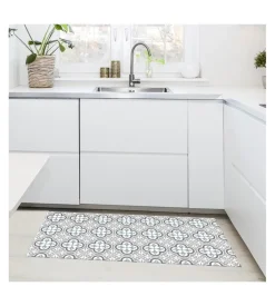 Tappeto vinilico stampato "hidra tortora", 50x110 cm