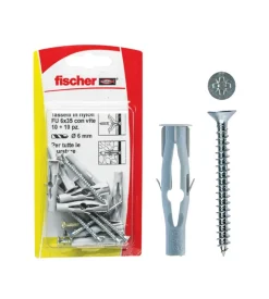 Tasselli fu-v in nylon con viti 6x35v