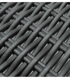 Tavolino da esterno california color grafite, 68x68x35 cm - keter