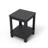 Tavolino da esterno "deluxe side table" colore grafite, 40,5x40,5x57 cm - keter