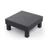 Tavolino da esterno keter "elements" in polipropilene grafite 65x65x29 cm