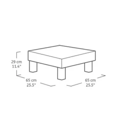 Tavolino da esterno keter 