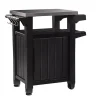 Tavolino keter "utility x" per bbq in resina - 150 l 82x52x90 cm grafite