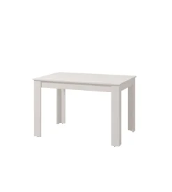 Tavolo allungabile bellahome bianco lucido, 120-160x80x76,2 cm