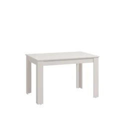 Tavolo allungabile bellahome bianco lucido, 120-160x80x76,2 cm