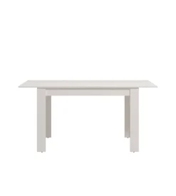 Tavolo allungabile bellahome bianco lucido, 120-160x80x76,2 cm