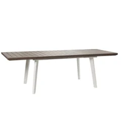 Tavolo da esterno allungabile keter "harmony" in polipropilene cappuccino 162/241x100,5x76,5 cm