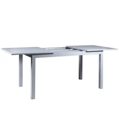 Tavolo da esterno allungabile eurogarden in alluminio grigio chiaro 210/152x89x75 cm