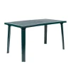 Tavolo da esterno "domingo" in polipropilene verde 130x75x73 cm