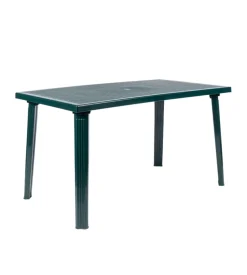 Tavolo da esterno "domingo" in polipropilene verde 130x75x73 cm