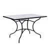 Tavolo da esterno eurogarden "mediterranea" in ferro con top piastrelle 120x80x75 cm
