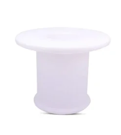 Tavolo da esterno led rgb vtac con telecomando bianco 72x72x58 cm