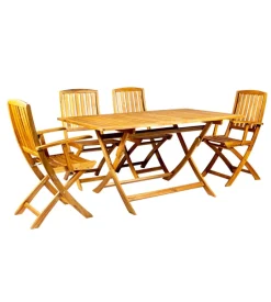 Tavolo da esterno rettangolare pieghevole eurogarden 