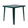 Tavolo da esterno "rodi" in polipropilene verde 75x75x73 cm
