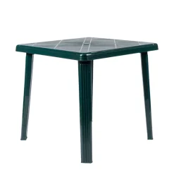 Tavolo da esterno "rodi" in polipropilene verde 75x75x73 cm