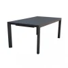 Tavolo da giardino allungabile elica garden "houston" in alluminio antracite 160/240x100x75 cm