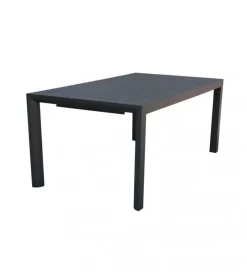 Tavolo da giardino allungabile elica garden "houston" in alluminio antracite 160/240x100x75 cm