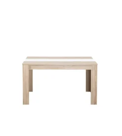 Tavolo in quercia con fascia centrale bianca o grigia, 135x80,5x74,5 cm