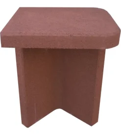 Tavolo laterale per barbecue in cemento linea vz 60x54x78 cm