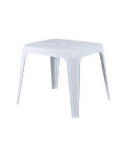 Tavolo per bambini "baby dady" in polipropilene bianco 48x56x45 cm