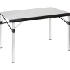 Tavolo pieghevole da campeggio brunner "titanium quadra 4 ng" in alluminio 120,5x70x72 cm