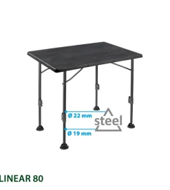 Tavolo pieghevole da campeggio brunner 