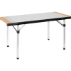 Tavolo pieghevole da campeggio brunner "quadra tropic 6" in alluminio 146x70x72,5 cm