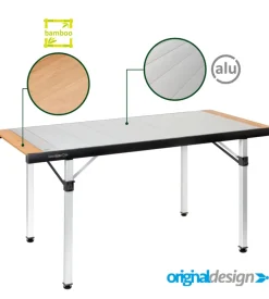 Tavolo pieghevole da campeggio brunner 