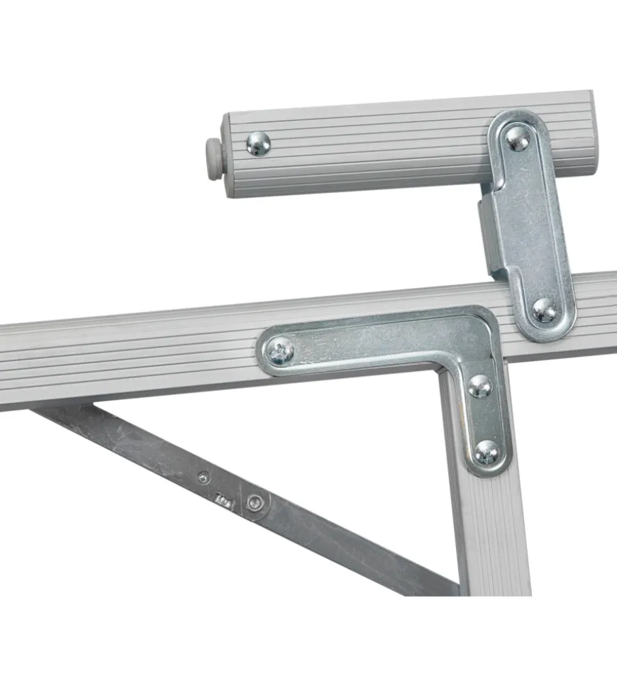 Tavolo pieghevole da campeggio brunner "silver gapless level 6" in alluminio 140x81x70 cm