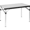 Tavolo pieghevole da campeggio brunner "titanium quadra compack 4" in alluminio 120,5x70x72 cm
