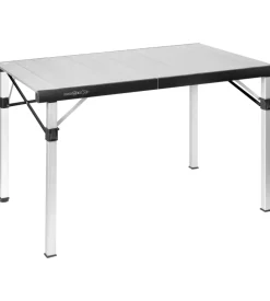 Tavolo pieghevole da campeggio brunner "titanium quadra compack 4" in alluminio 120,5x70x72 cm