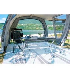 Tavolo pieghevole da campeggio brunner "titanium axia 4" in alluminio 122x76x72 cm