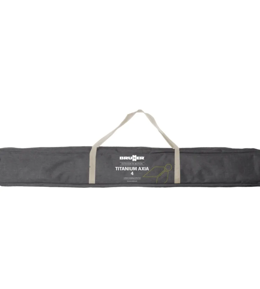 Tavolo pieghevole da campeggio brunner "titanium axia 4" in alluminio 122x76x72 cm