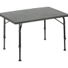 Tavolo pieghevole da campeggio brunner "recreo 80" in alluminio e sevelit grigio 80x60x70 cm