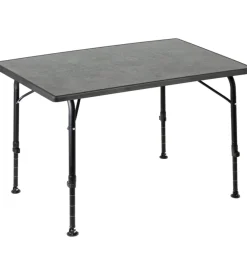 Tavolo pieghevole da campeggio brunner "recreo 80" in alluminio e sevelit grigio 80x60x70 cm