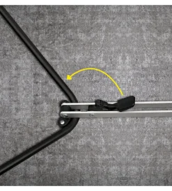 Tavolo pieghevole da campeggio brunner "recreo 80" in alluminio e sevelit grigio 80x60x70 cm