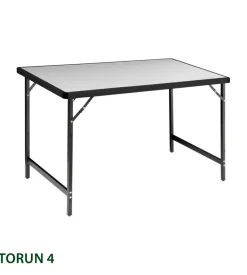 Tavolo pieghevole da campeggio brunner "torun 4" in acciaio e alluminio 110x61,5x71 cm