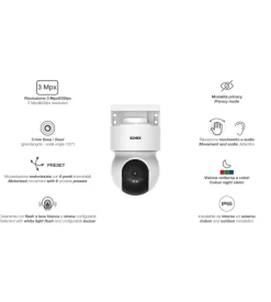 Telecamera con pannello solare vimar 4g 3mpx - cod.46243.030cl