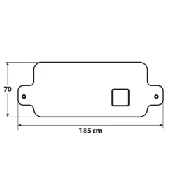 Telo antibrina per parabrezza lampa 