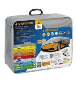 Telo copriauto in peva elettrosaldato 4 stagioni - ag-2 - cm 150x180x460  20456